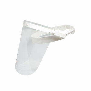 qure be safe face shield white