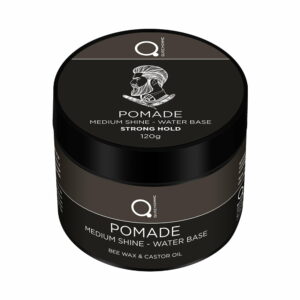 Pomade Medium Shine Strong Hold 120g by Qure 1