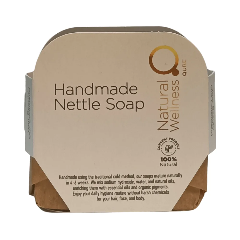 Nettle Soap for Hair - Handmade Nettle Soap 90 110g Χειροποίητο Σαπούνι με Τσουκνίδα 1