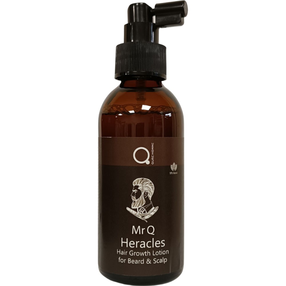 MrQ Heracles scalp and facial hair growth lotion 150 ml - Λοσιόν τριχοφυΐας για γενειάδα και μαλλιά