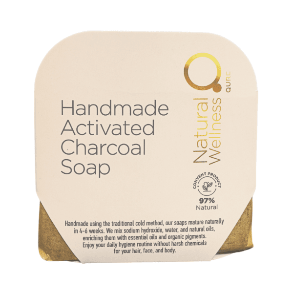 Handmade Active Carbon Soap 90 110g by Natural Wellness 1