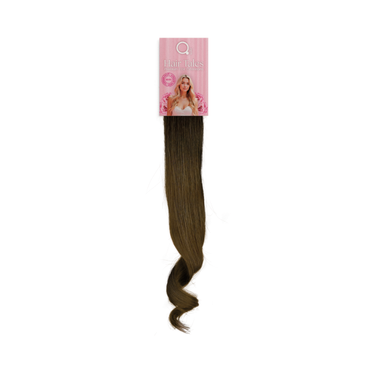Tape Extensions 2T8B – Natural Brown Beige 100% Virgin Hair 47cm Hair Tales by Qure - Τρέσες από φυσικό μαλλί σε απόχρωση Φυσικό Καστανό Μπεζ