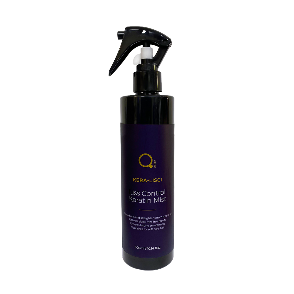 KERA-LISCI Liss Control Keratin Mist 300ml by Qure-white bg Liss Control Keratin Mist 300ml KeraLisci by Qure