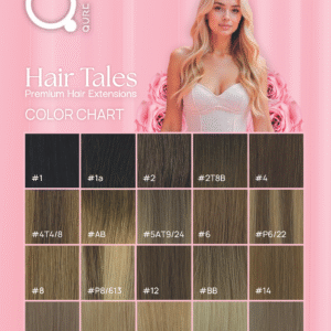 Hair Tales Hair Tapes Color Chart