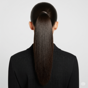 Glossy Sleek Ponytail