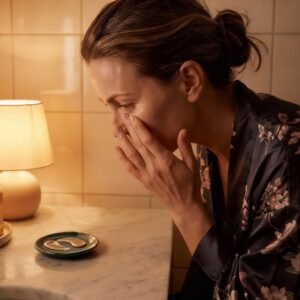 patches on a plate before sleep beauty routine